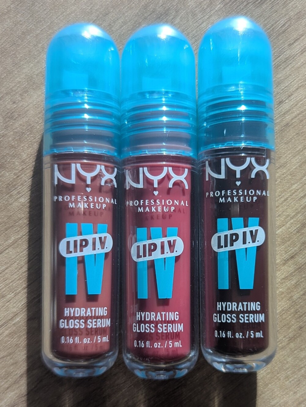 NYX Lip IV Hydrating Gloss Serum Trio